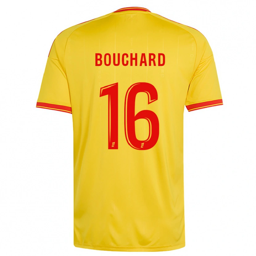 Danxen Hombre Camiseta Ambre Bouchard #16 Oro Naranja Rojo 1ª Equipación 2026/27 La Camisa México