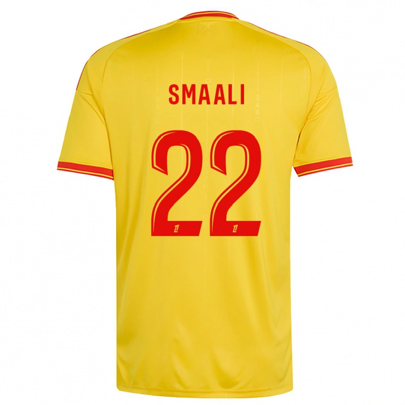Danxen Hombre Camiseta Emma Smaali #22 Oro Naranja Rojo 1ª Equipación 2026/27 La Camisa México