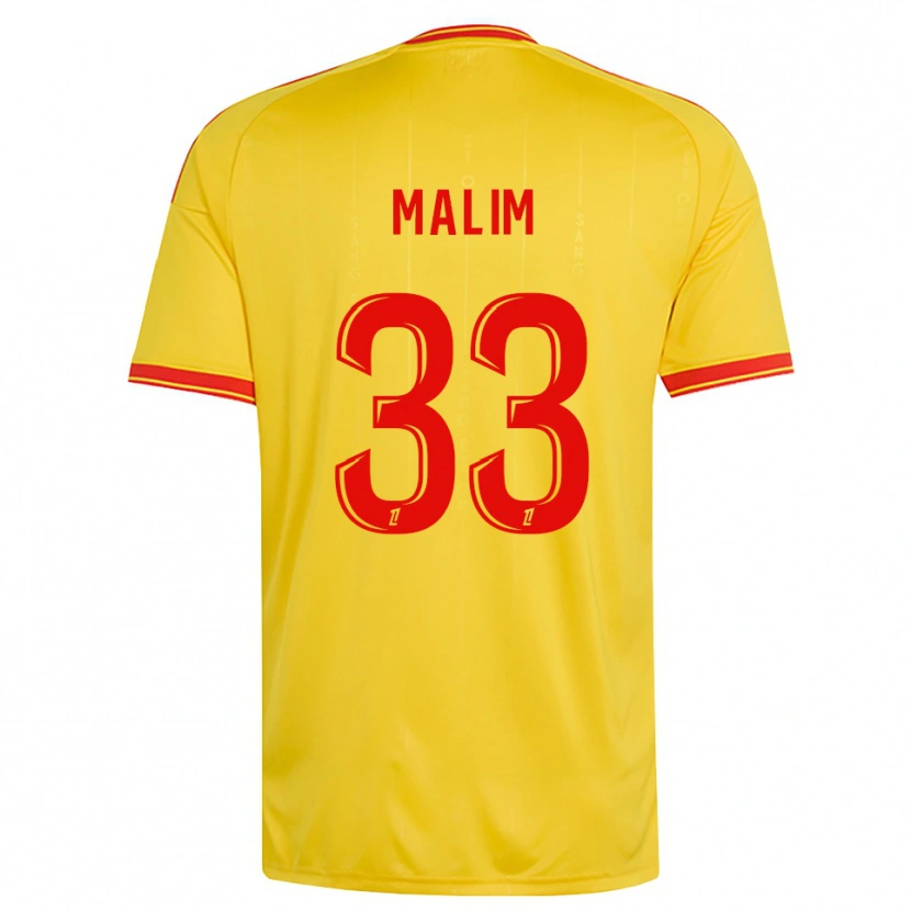 Danxen Hombre Camiseta Yasmina Malim #33 Oro Naranja Rojo 1ª Equipación 2026/27 La Camisa México