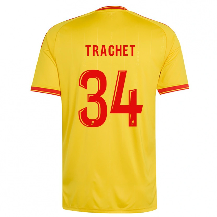 Danxen Hombre Camiseta Amélie Trachet #34 Oro Naranja Rojo 1ª Equipación 2026/27 La Camisa México