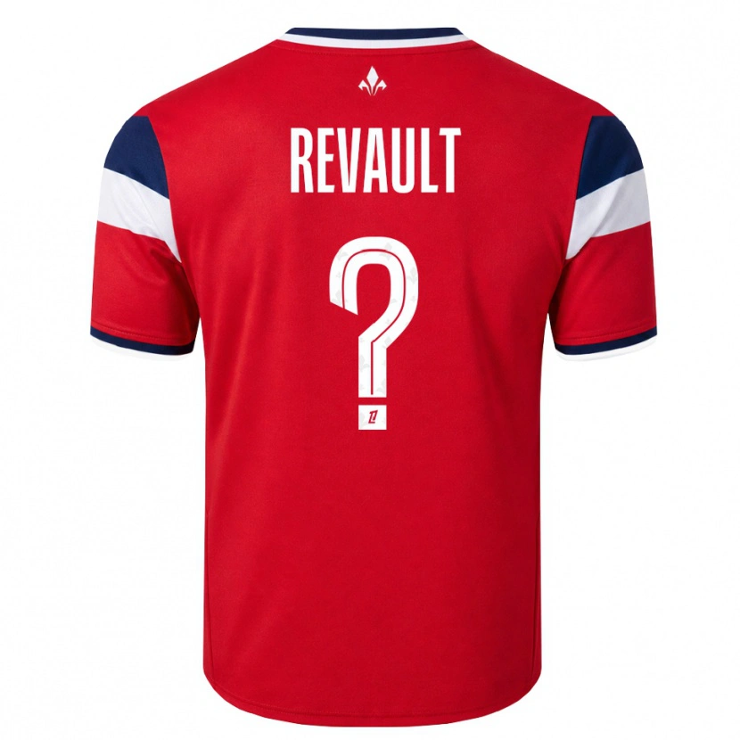 Danxen Hombre Camiseta Joris Revault #0 Rojo Blanco Azul Real 1ª Equipación 2026/27 La Camisa México
