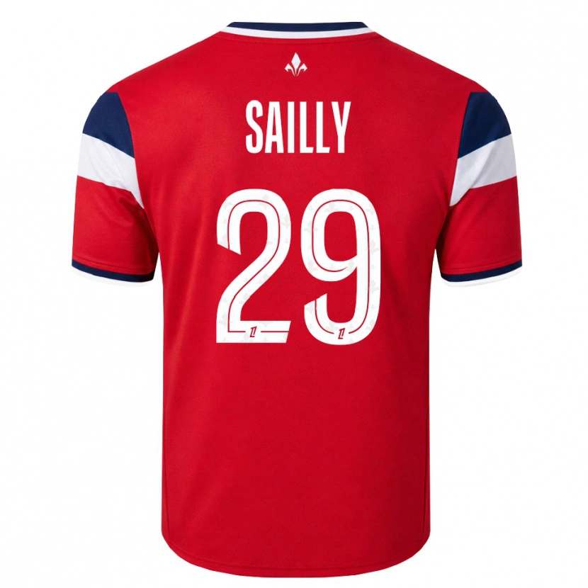 Danxen Hombre Camiseta Charlotte Sailly #29 Rojo Blanco Azul Real 1ª Equipación 2026/27 La Camisa México