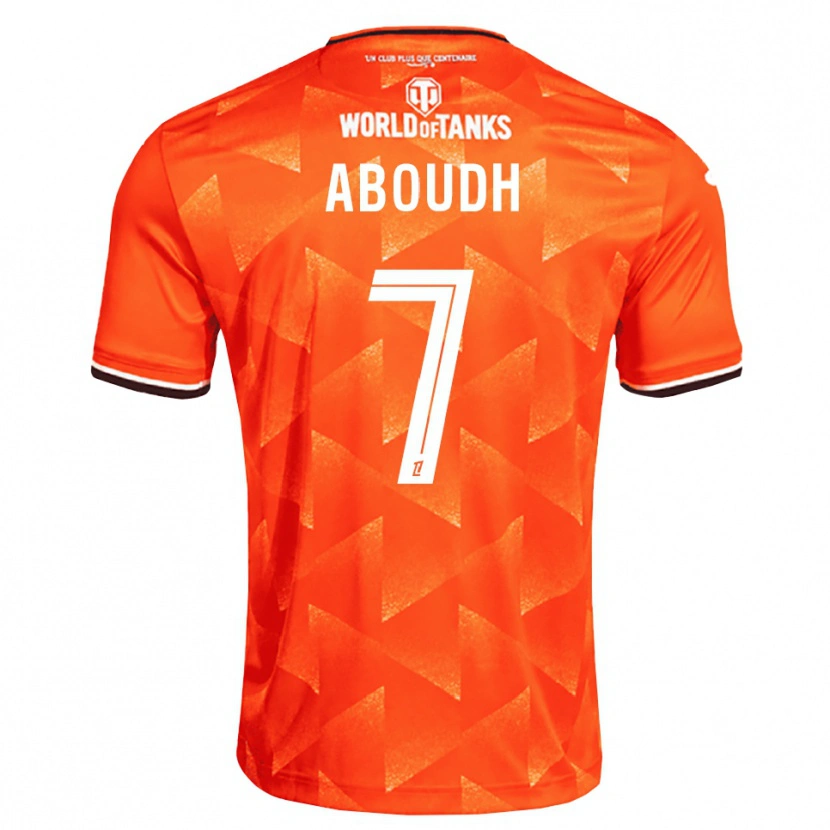 Danxen Hombre Camiseta Jules Aboudh #7 Naranja Blanco Negro 1ª Equipación 2026/27 La Camisa México