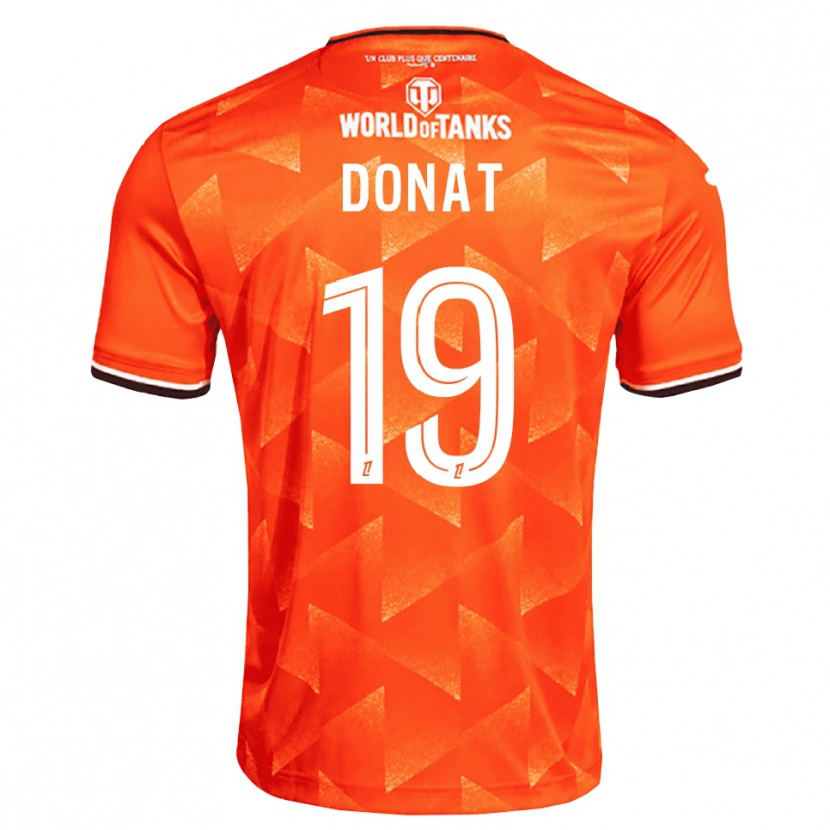 Danxen Hombre Camiseta Noa Donat #19 Naranja Blanco Negro 1ª Equipación 2026/27 La Camisa México