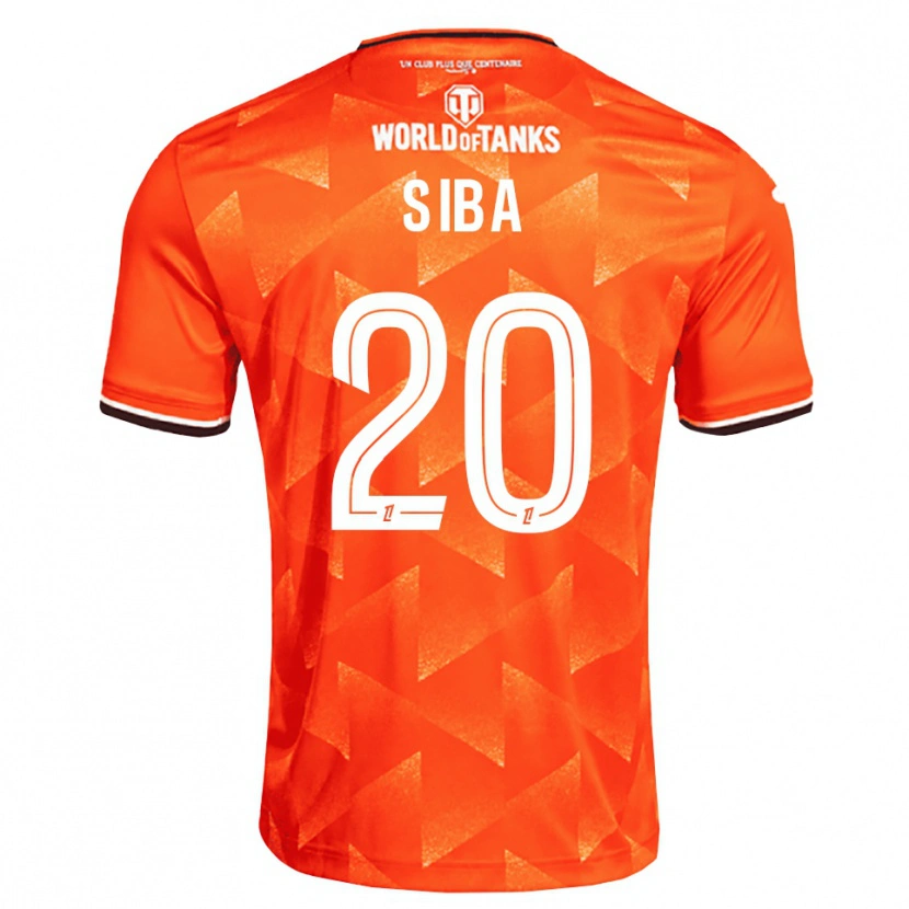 Danxen Hombre Camiseta Stevan Siba #20 Naranja Blanco Negro 1ª Equipación 2026/27 La Camisa México
