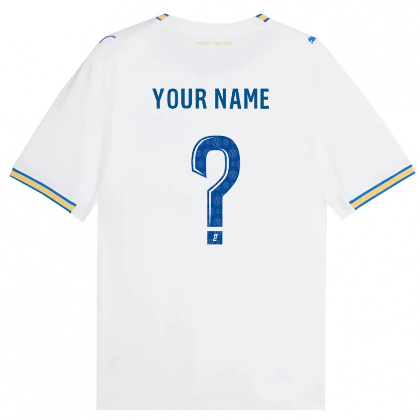 Danxen Hombre Camiseta Su Nombre #0 Azul Lanzador Blanco 1ª Equipación 2026/27 La Camisa México