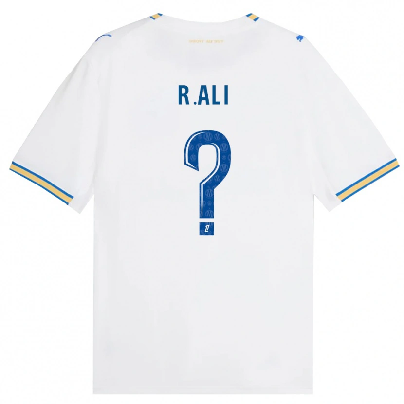 Danxen Hombre Camiseta Raïs Ali #0 Azul Lanzador Blanco 1ª Equipación 2026/27 La Camisa México