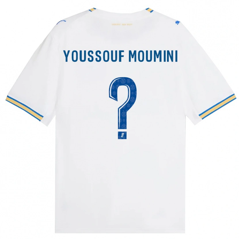 Danxen Hombre Camiseta Yakine Youssouf Moumini #0 Azul Lanzador Blanco 1ª Equipación 2026/27 La Camisa México