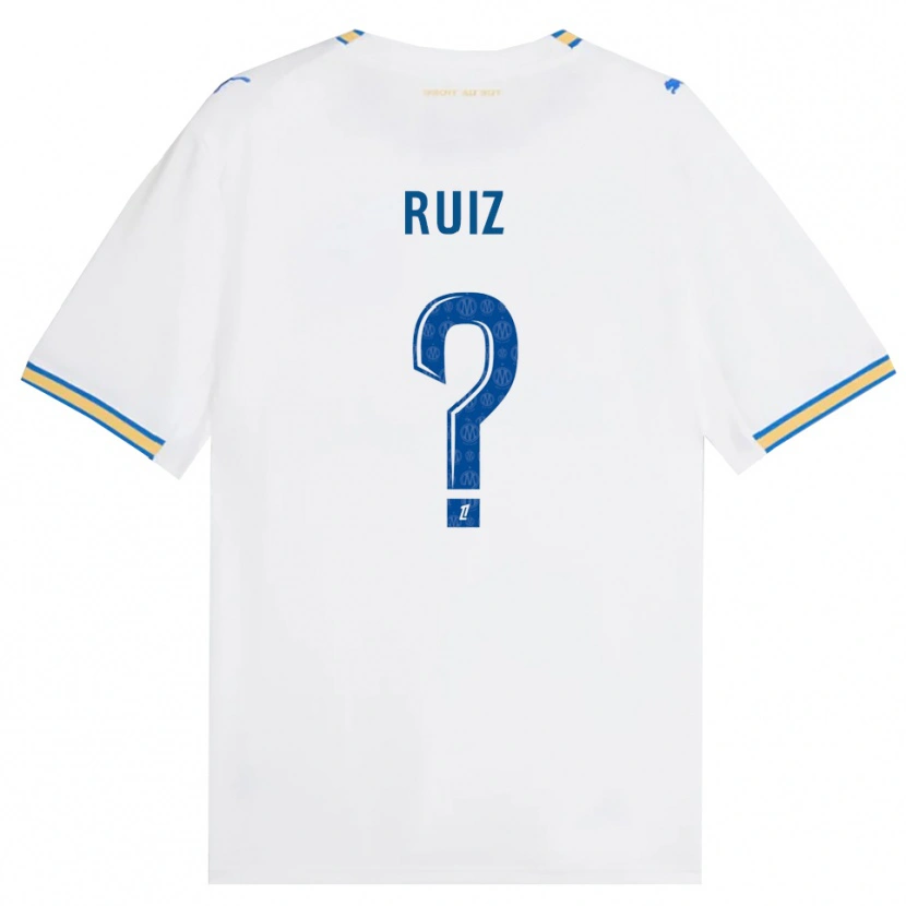 Danxen Hombre Camiseta Pedro Ruiz #0 Azul Lanzador Blanco 1ª Equipación 2026/27 La Camisa México