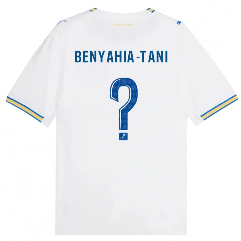 Danxen Hombre Camiseta Aylan Benyahia-Tani #0 Azul Lanzador Blanco 1ª Equipación 2026/27 La Camisa México