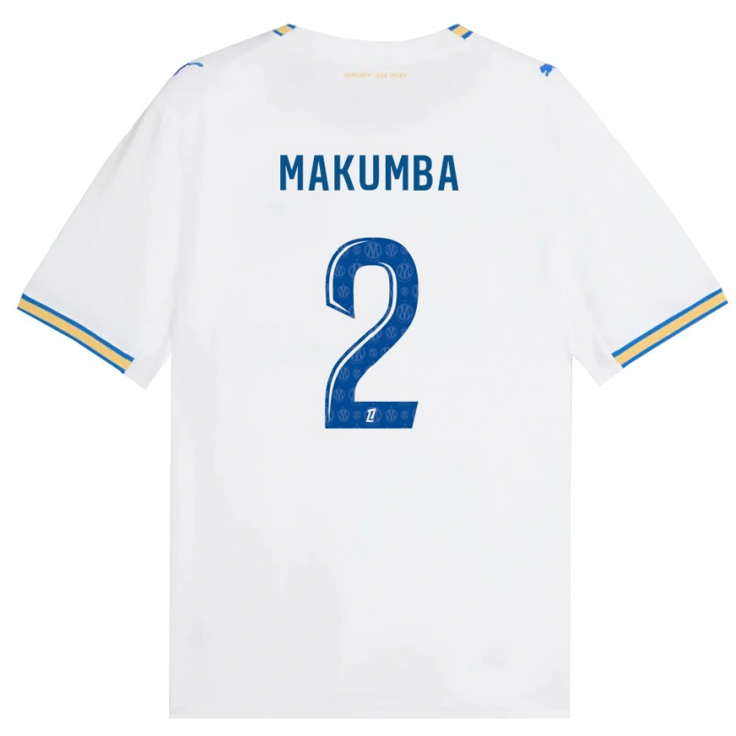 Danxen Hombre Camiseta Enzo Makumba #2 Azul Lanzador Blanco 1ª Equipación 2026/27 La Camisa México