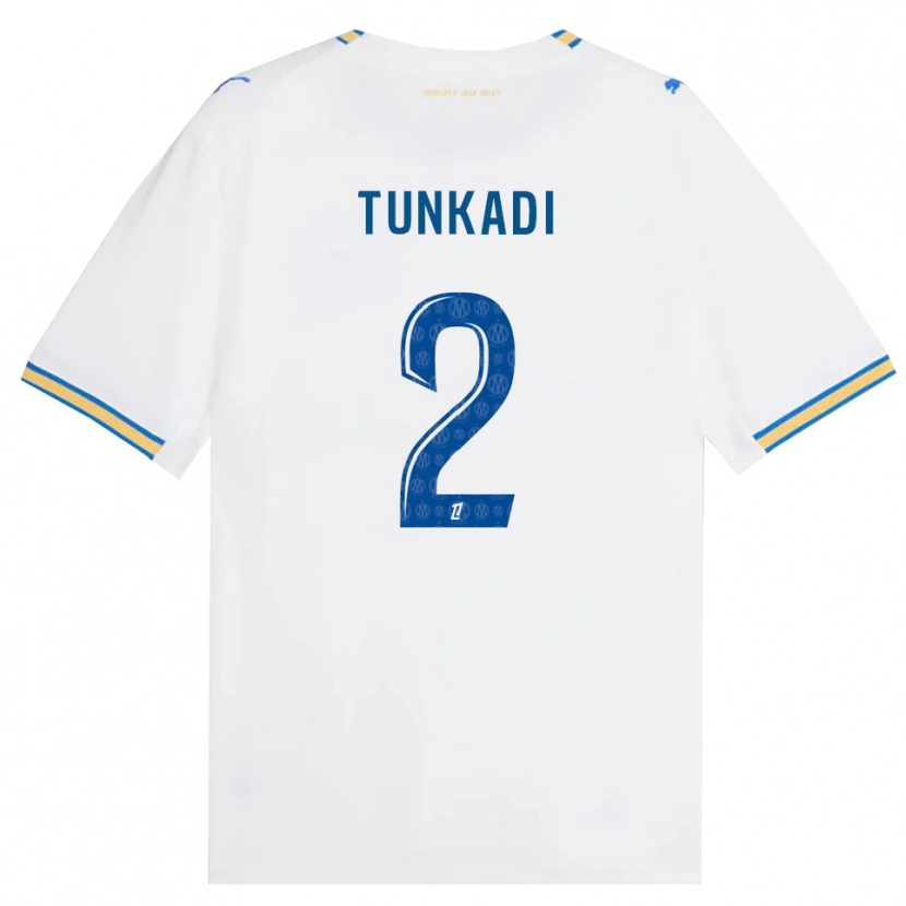 Danxen Hombre Camiseta Alexandre Tunkadi #2 Azul Lanzador Blanco 1ª Equipación 2026/27 La Camisa México
