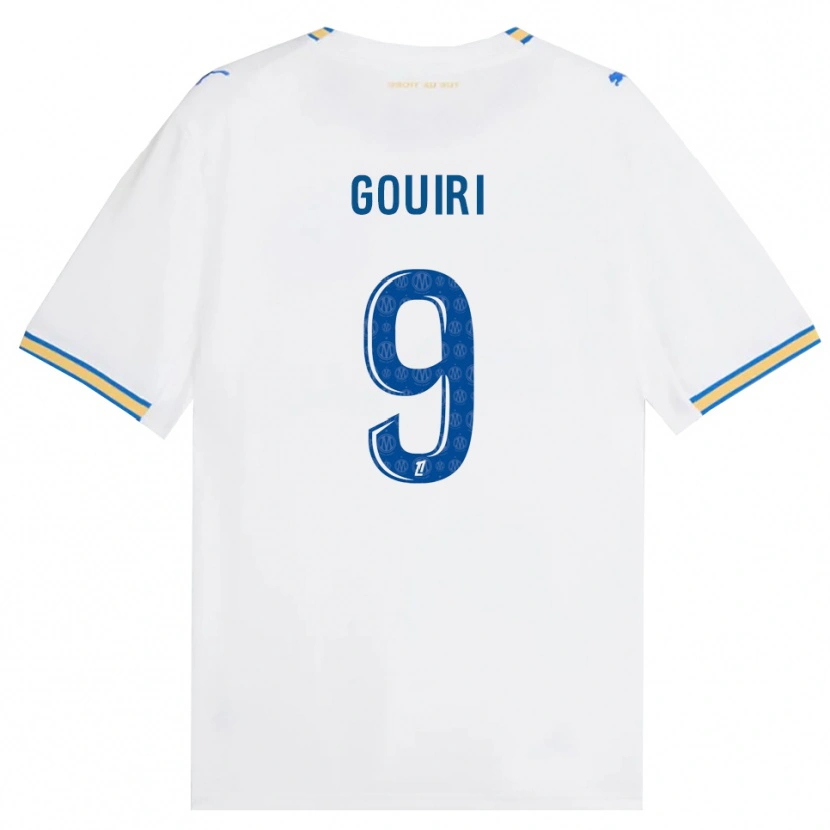 Danxen Hombre Camiseta Amine Gouiri #9 Azul Lanzador Blanco 1ª Equipación 2026/27 La Camisa México