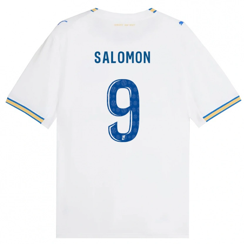 Danxen Hombre Camiseta Maeva Salomon #9 Azul Lanzador Blanco 1ª Equipación 2026/27 La Camisa México