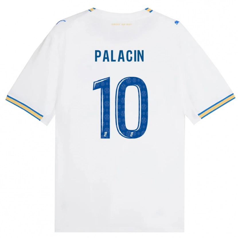 Danxen Hombre Camiseta Sara Palacin #10 Azul Lanzador Blanco 1ª Equipación 2026/27 La Camisa México