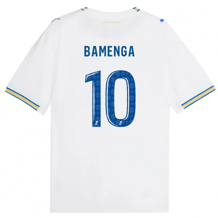Danxen Hombre Camiseta Naomie Bamenga #10 Azul Lanzador Blanco 1ª Equipación 2026/27 La Camisa México