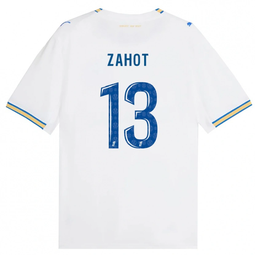 Danxen Hombre Camiseta Sarah Zahot #13 Azul Lanzador Blanco 1ª Equipación 2026/27 La Camisa México