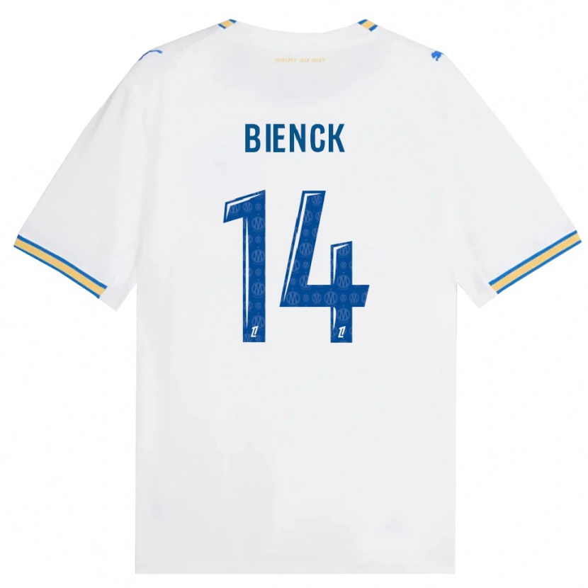 Danxen Hombre Camiseta Felix Bienck #14 Azul Lanzador Blanco 1ª Equipación 2026/27 La Camisa México