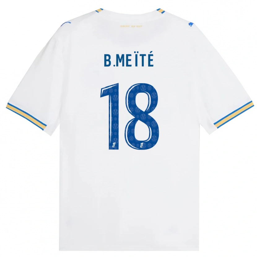 Danxen Hombre Camiseta Bamo Meïté #18 Azul Lanzador Blanco 1ª Equipación 2026/27 La Camisa México