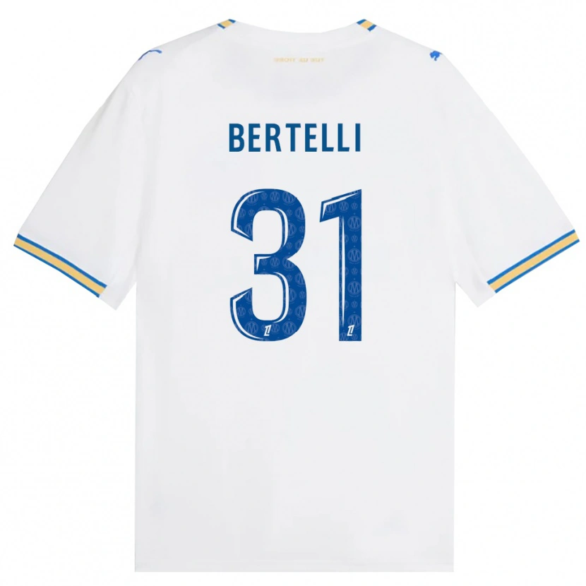 Danxen Hombre Camiseta Ugo Bertelli #31 Azul Lanzador Blanco 1ª Equipación 2026/27 La Camisa México