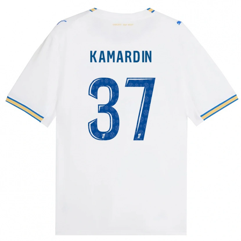 Danxen Hombre Camiseta Aaron Kamardin #37 Azul Lanzador Blanco 1ª Equipación 2026/27 La Camisa México