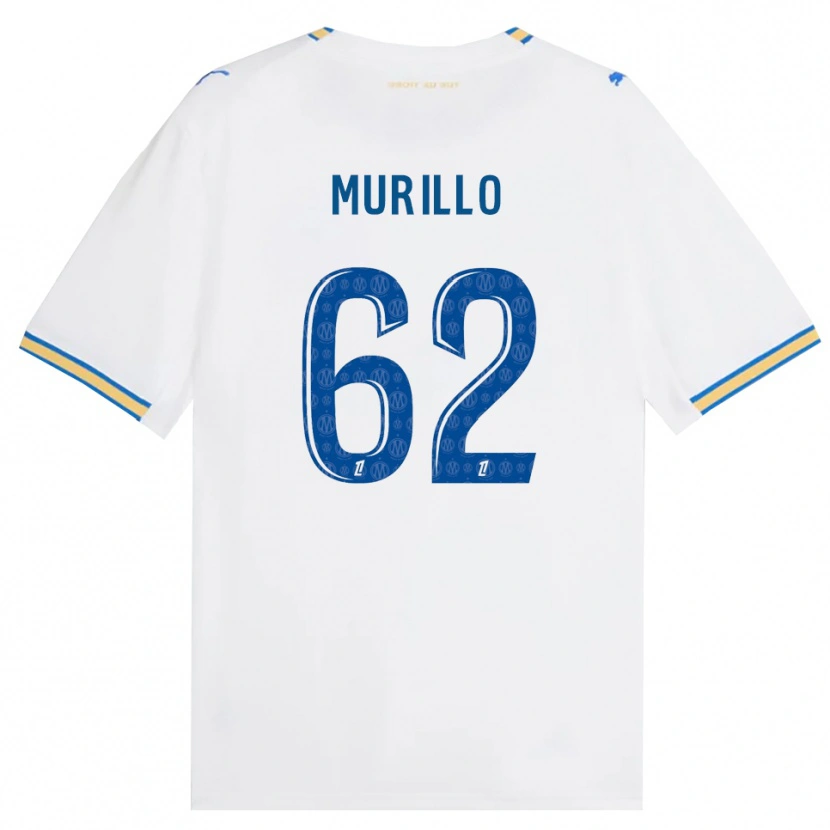 Danxen Hombre Camiseta Amir Murillo #62 Azul Lanzador Blanco 1ª Equipación 2026/27 La Camisa México