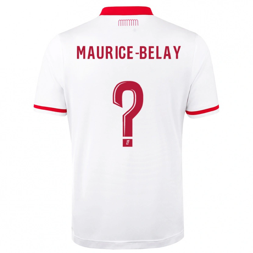Danxen Hombre Camiseta Dwayne Maurice-Belay #0 Rojo Blanco 1ª Equipación 2026/27 La Camisa México