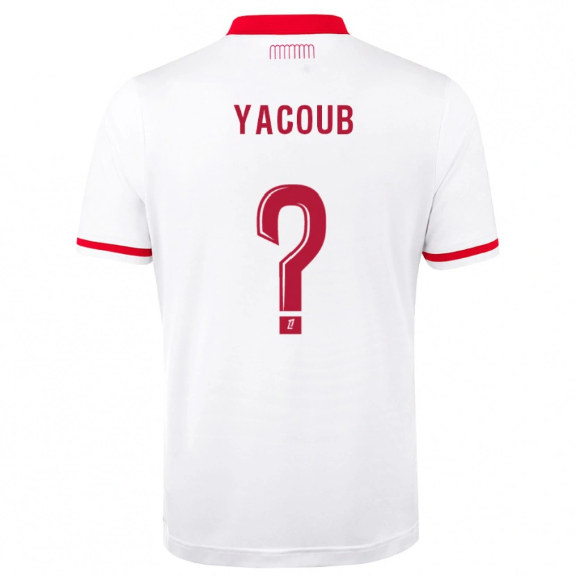 Danxen Hombre Camiseta Béchir Yacoub #0 Rojo Blanco 1ª Equipación 2026/27 La Camisa México