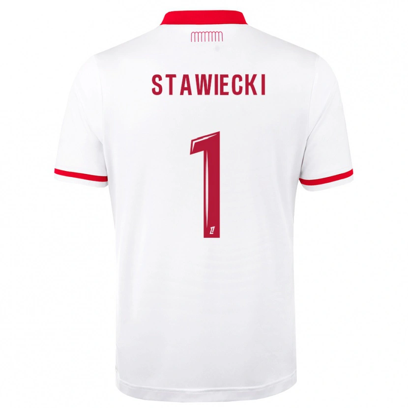 Danxen Hombre Camiseta Jules Stawiecki #1 Rojo Blanco 1ª Equipación 2026/27 La Camisa México