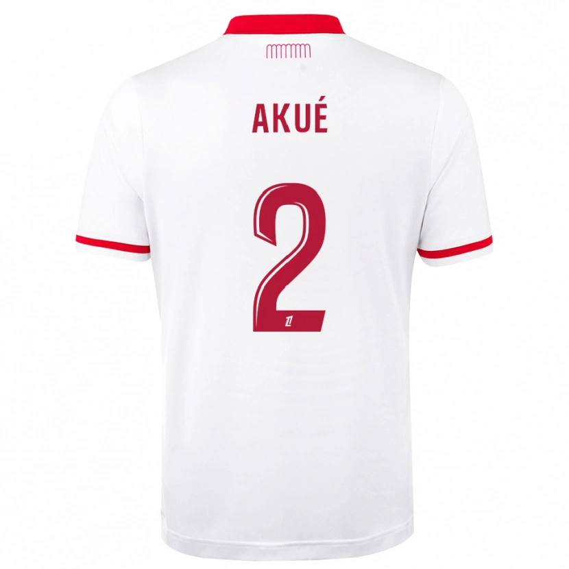 Danxen Hombre Camiseta Checkina Dzabatou Ecko #2 Rojo Blanco 1ª Equipación 2026/27 La Camisa México