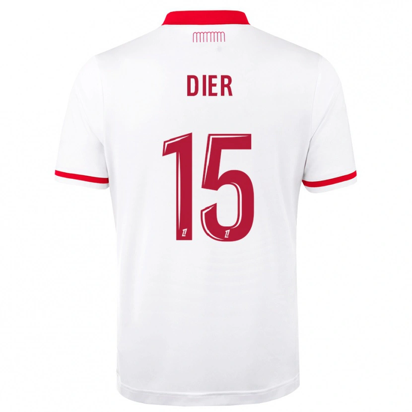 Danxen Hombre Camiseta Eric Dier #15 Rojo Blanco 1ª Equipación 2026/27 La Camisa México