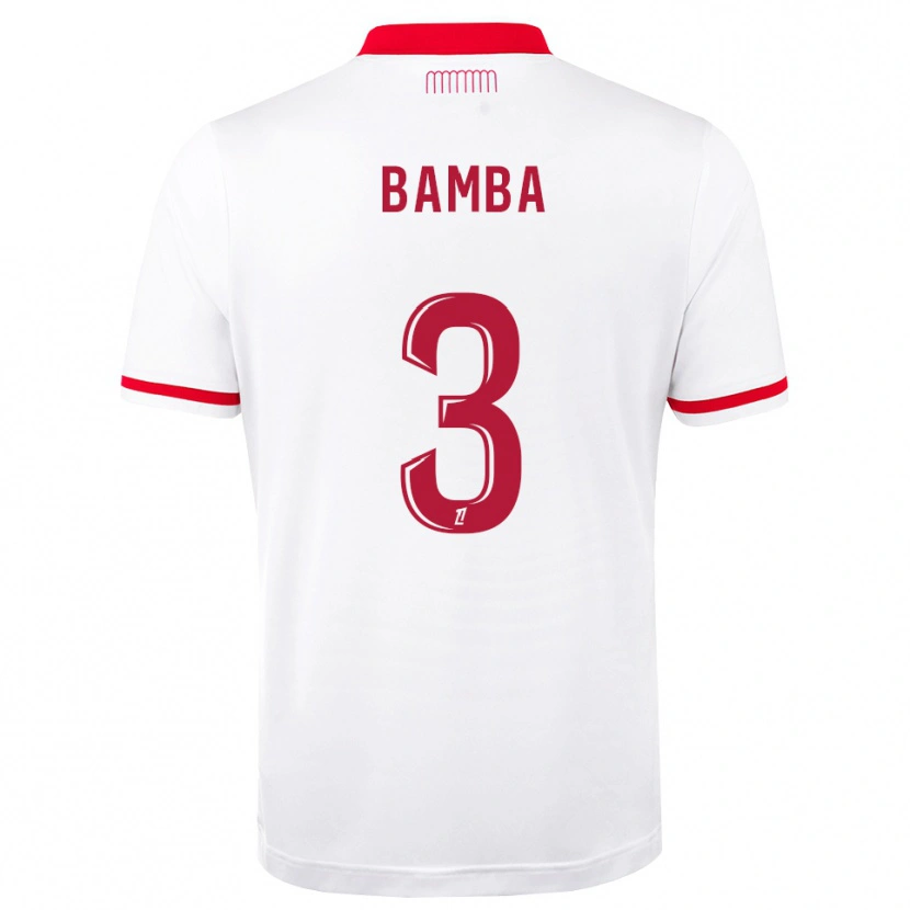 Danxen Hombre Camiseta Ismaïl Bamba #3 Rojo Blanco 1ª Equipación 2026/27 La Camisa México