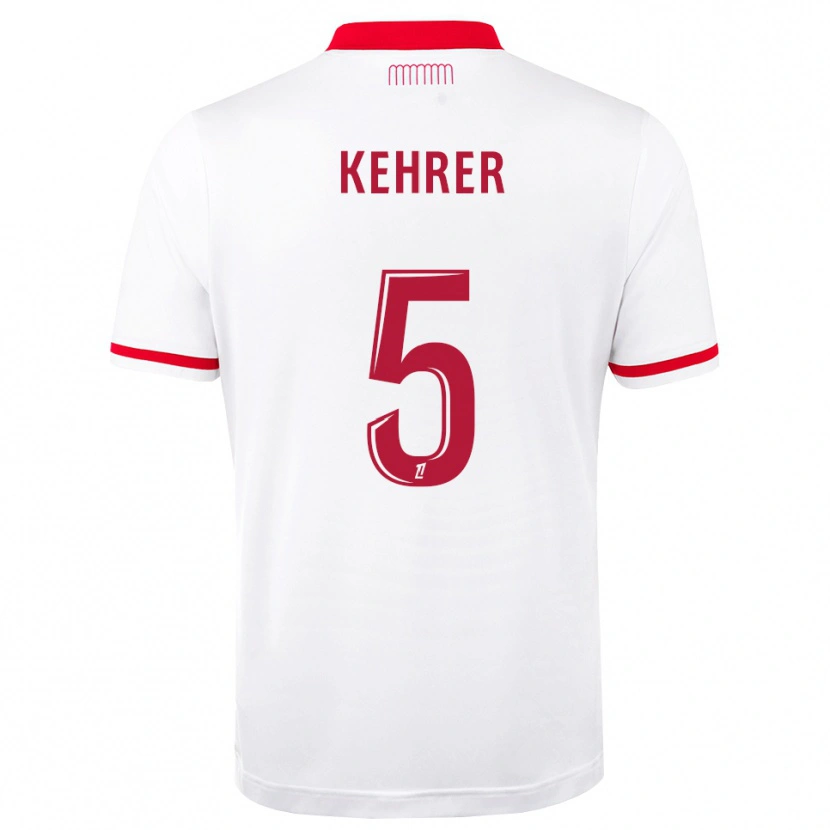 Danxen Hombre Camiseta Thilo Kehrer #5 Rojo Blanco 1ª Equipación 2026/27 La Camisa México