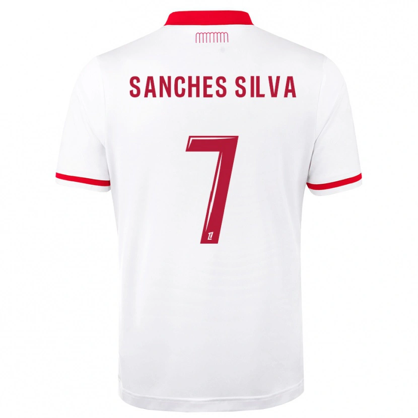 Danxen Hombre Camiseta Jordy Sanches Silva #7 Rojo Blanco 1ª Equipación 2026/27 La Camisa México