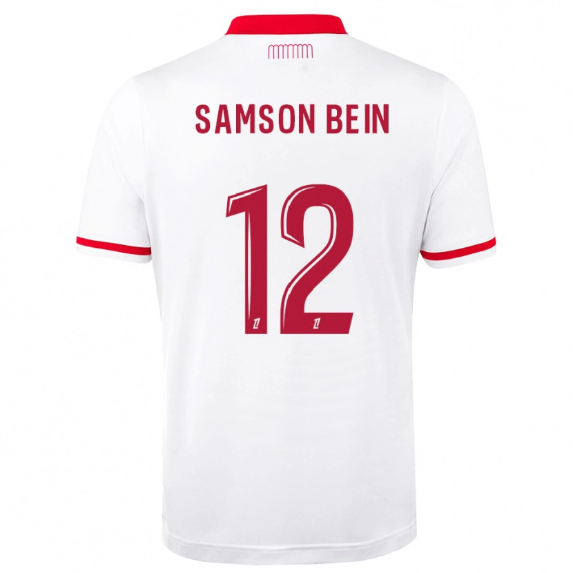 Danxen Hombre Camiseta Sirak Bein #12 Rojo Blanco 1ª Equipación 2026/27 La Camisa México
