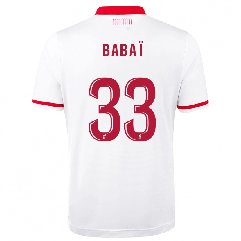 Danxen Hombre Camiseta Nazim Babaï #33 Rojo Blanco 1ª Equipación 2026/27 La Camisa México