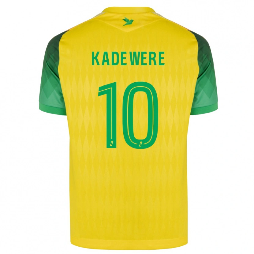 Danxen Hombre Camiseta Tino Kadewere #10 Amarillo Verde Rojo 1ª Equipación 2026/27 La Camisa México