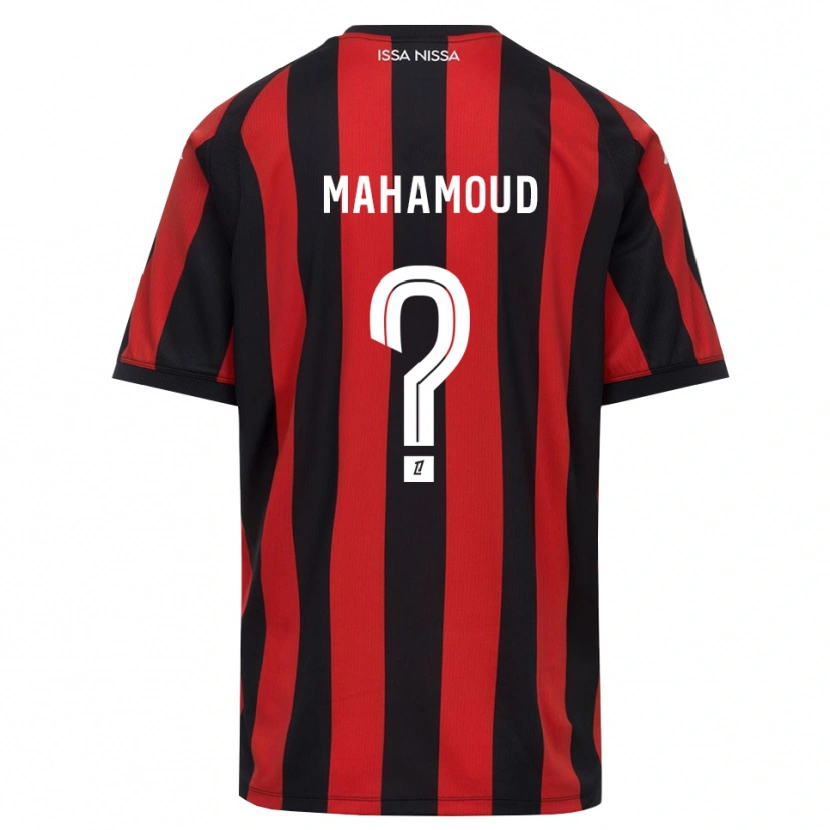 Danxen Hombre Camiseta Abdourazak Mahamoud #0 Rojo Negro Blanco 1ª Equipación 2026/27 La Camisa México