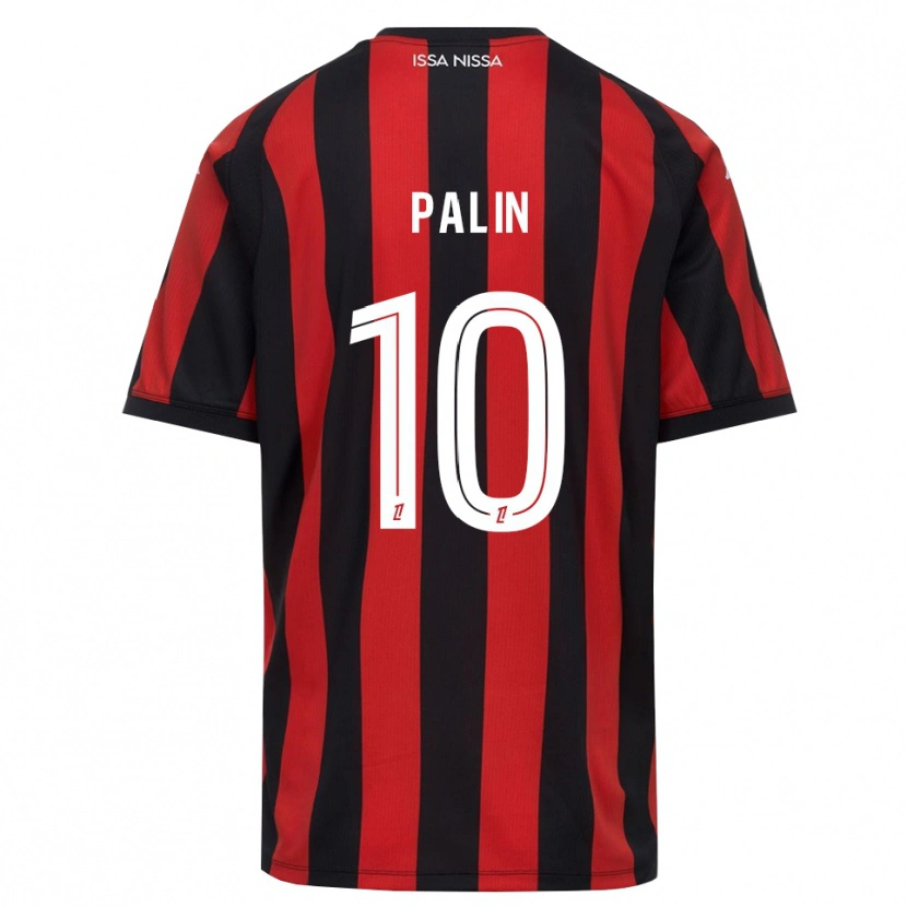 Danxen Hombre Camiseta Joséphine Palin #10 Rojo Negro Blanco 1ª Equipación 2026/27 La Camisa México