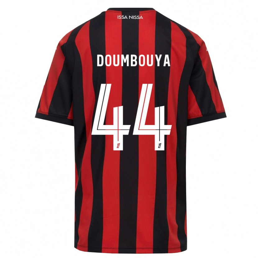 Danxen Hombre Camiseta Amidou Doumbouya #44 Rojo Negro Blanco 1ª Equipación 2026/27 La Camisa México