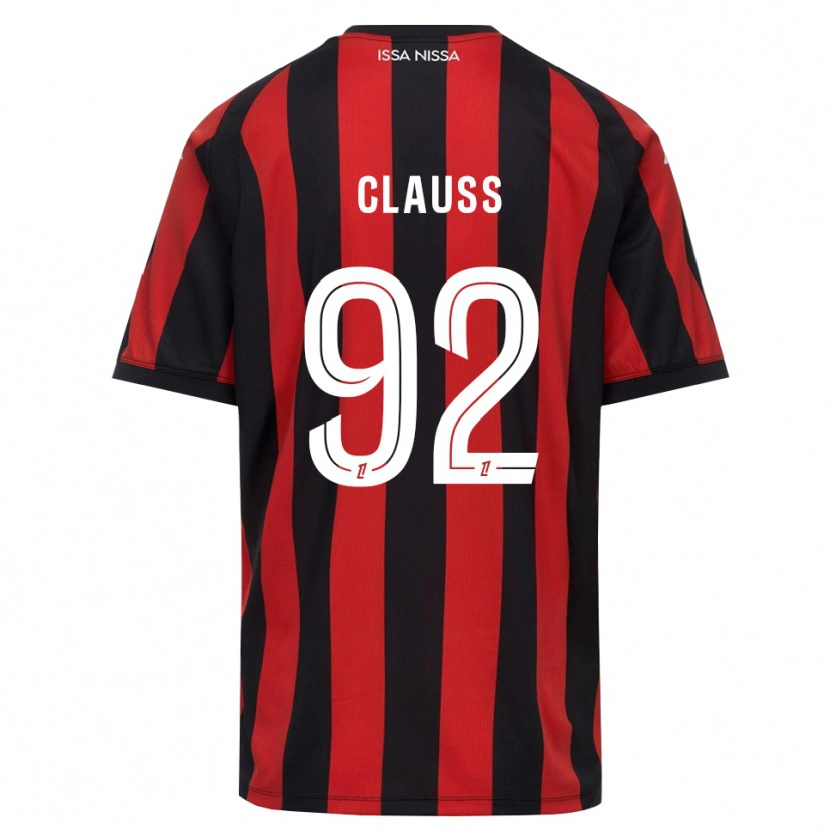 Danxen Hombre Camiseta Jonathan Clauss #92 Rojo Negro Blanco 1ª Equipación 2026/27 La Camisa México