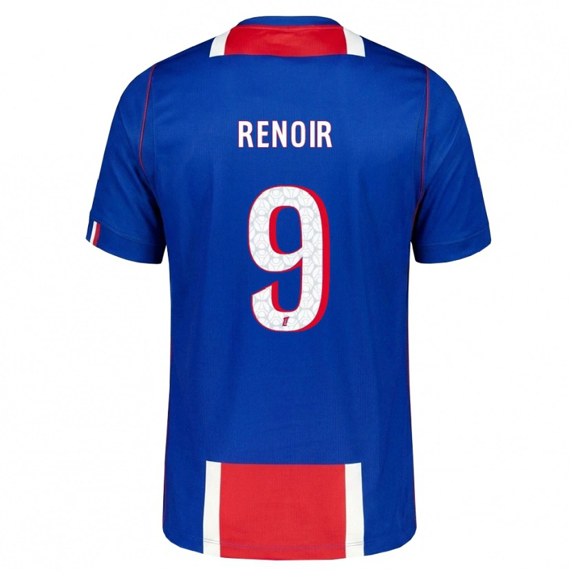 Danxen Hombre Camiseta Eddrick Renoir #9 Rojo Blanco Azul 1ª Equipación 2026/27 La Camisa México