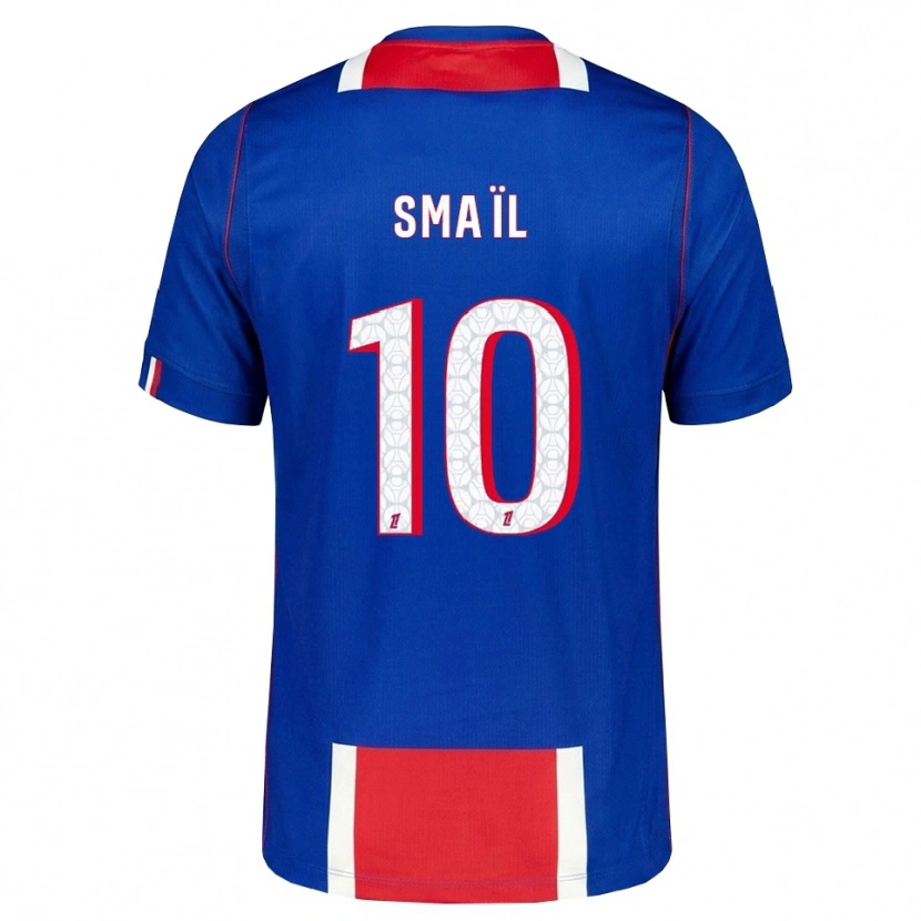 Danxen Hombre Camiseta Walid Smaïl #10 Rojo Blanco Azul 1ª Equipación 2026/27 La Camisa México