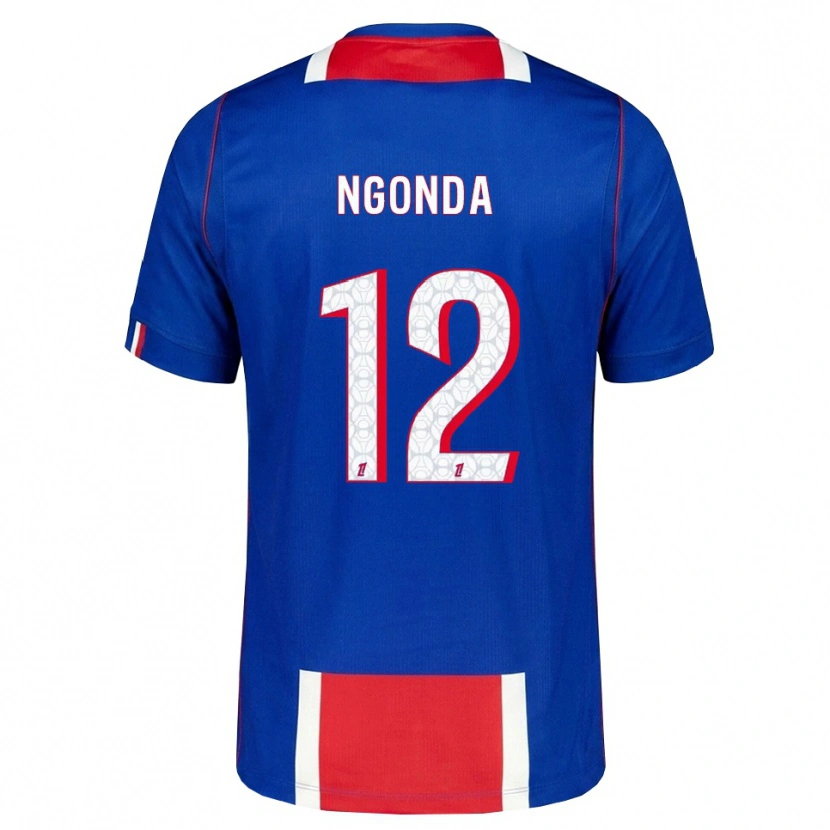 Danxen Hombre Camiseta Merdi Ngonda #12 Rojo Blanco Azul 1ª Equipación 2026/27 La Camisa México