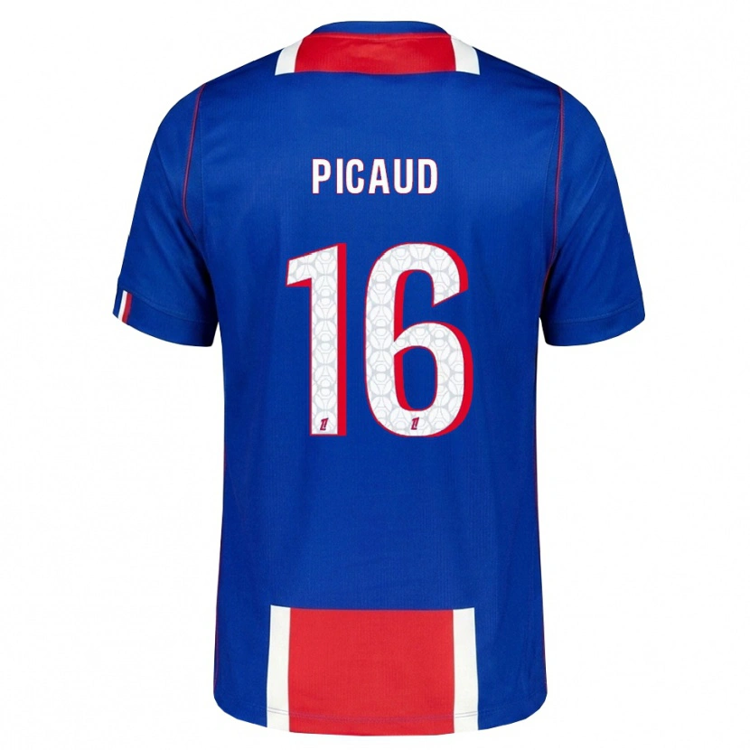 Danxen Hombre Camiseta Constance Picaud #16 Rojo Blanco Azul 1ª Equipación 2026/27 La Camisa México