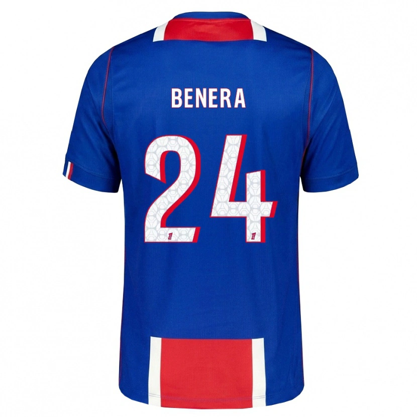 Danxen Hombre Camiseta Baby Jordy Benera #24 Rojo Blanco Azul 1ª Equipación 2026/27 La Camisa México