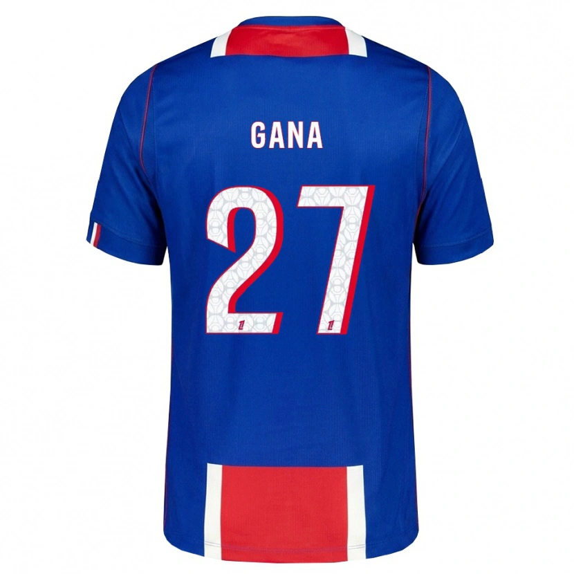 Danxen Hombre Camiseta Idrissa Gana Gueye #27 Rojo Blanco Azul 1ª Equipación 2026/27 La Camisa México