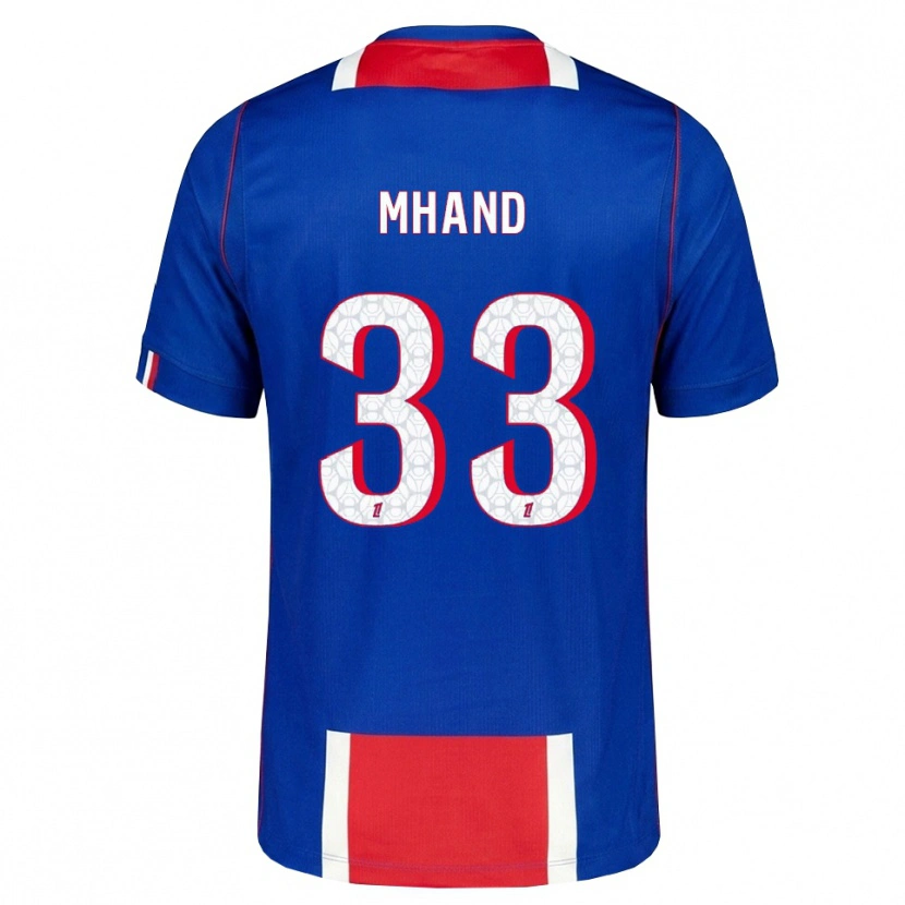 Danxen Hombre Camiseta Ilian Mhand #33 Rojo Blanco Azul 1ª Equipación 2026/27 La Camisa México