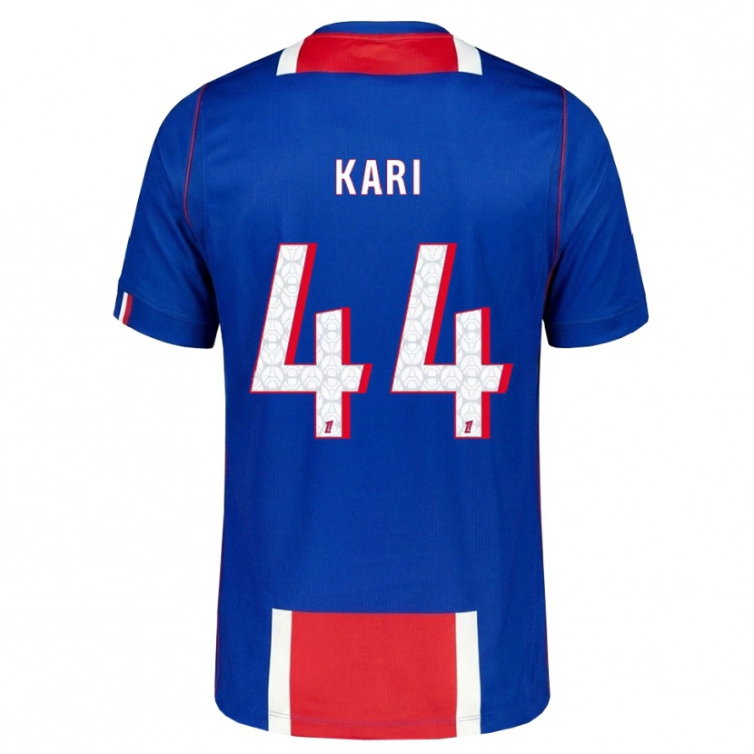 Danxen Hombre Camiseta Ayman Kari #44 Rojo Blanco Azul 1ª Equipación 2026/27 La Camisa México