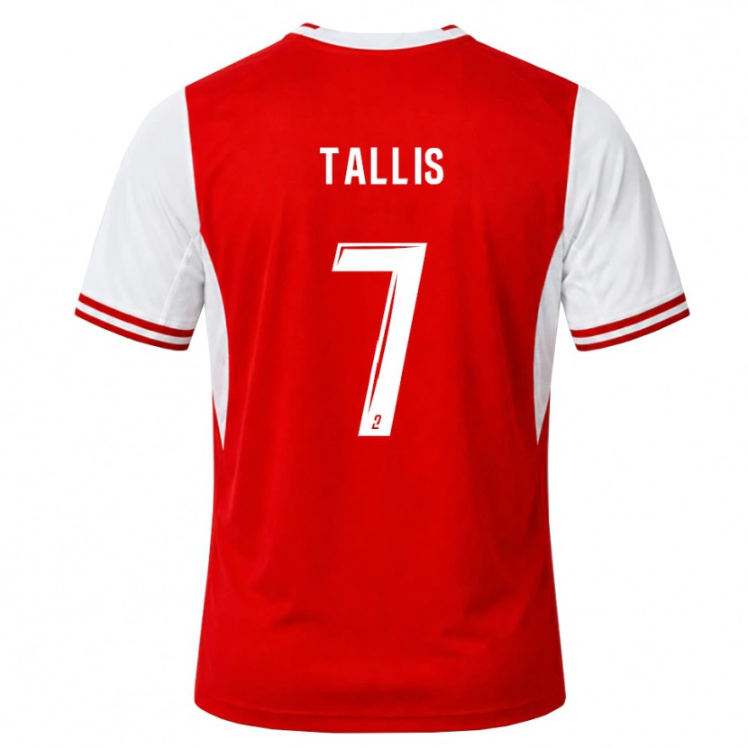 Danxen Hombre Camiseta Lohan Tallis #7 Rojo Blanco 1ª Equipación 2026/27 La Camisa México